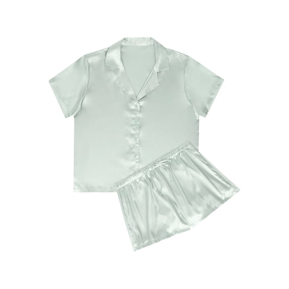 Hanes Women's Pajama Set, 2-Pack, Silky Soft Celadon S