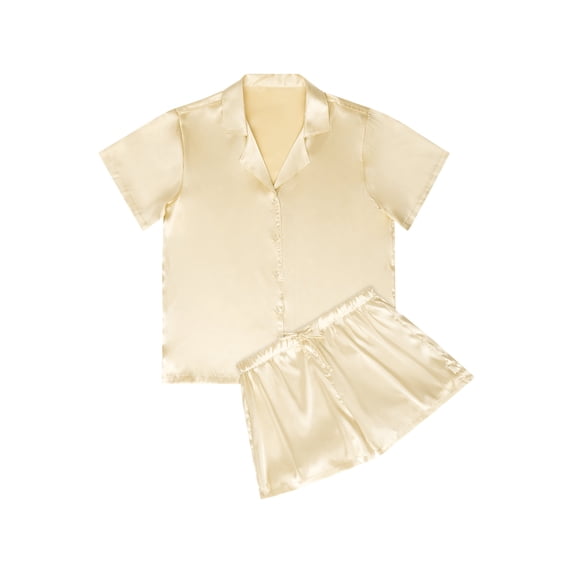 Hanes Women's Pajama Set, 2-Pack, Silky Soft Champagne 2XL