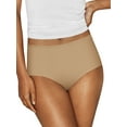 thumbnail image 1 of Hanes Women's Perfect Match Nude Cotton Brief, 4-Pack, 1 of 4