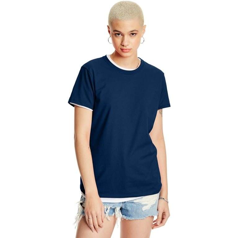 navy blue t shirt walmart