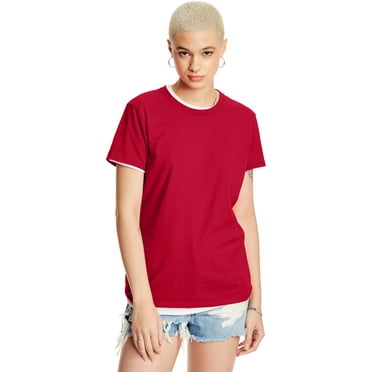 Hanes Women’s Perfect-T Short Sleeve Crew T-Shirt