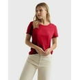 thumbnail image 1 of Hanes Perfect-T Women's Cotton Crewneck T-Shirt Deep Red XL, 1 of 5