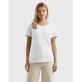 thumbnail image 1 of Hanes Perfect-T Women's Cotton Crewneck T-Shirt White L, 1 of 5