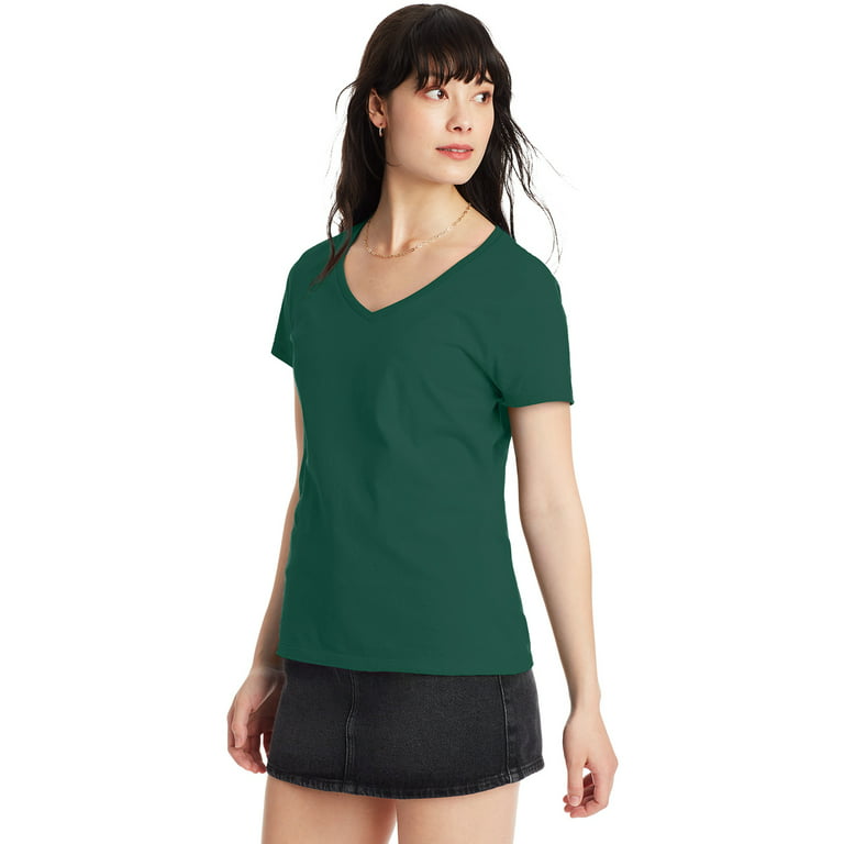 Perfect V-neck Tee - Green