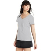 Hanes Women’s Perfect-T Short Sleeve V-Neck T-Shirt
