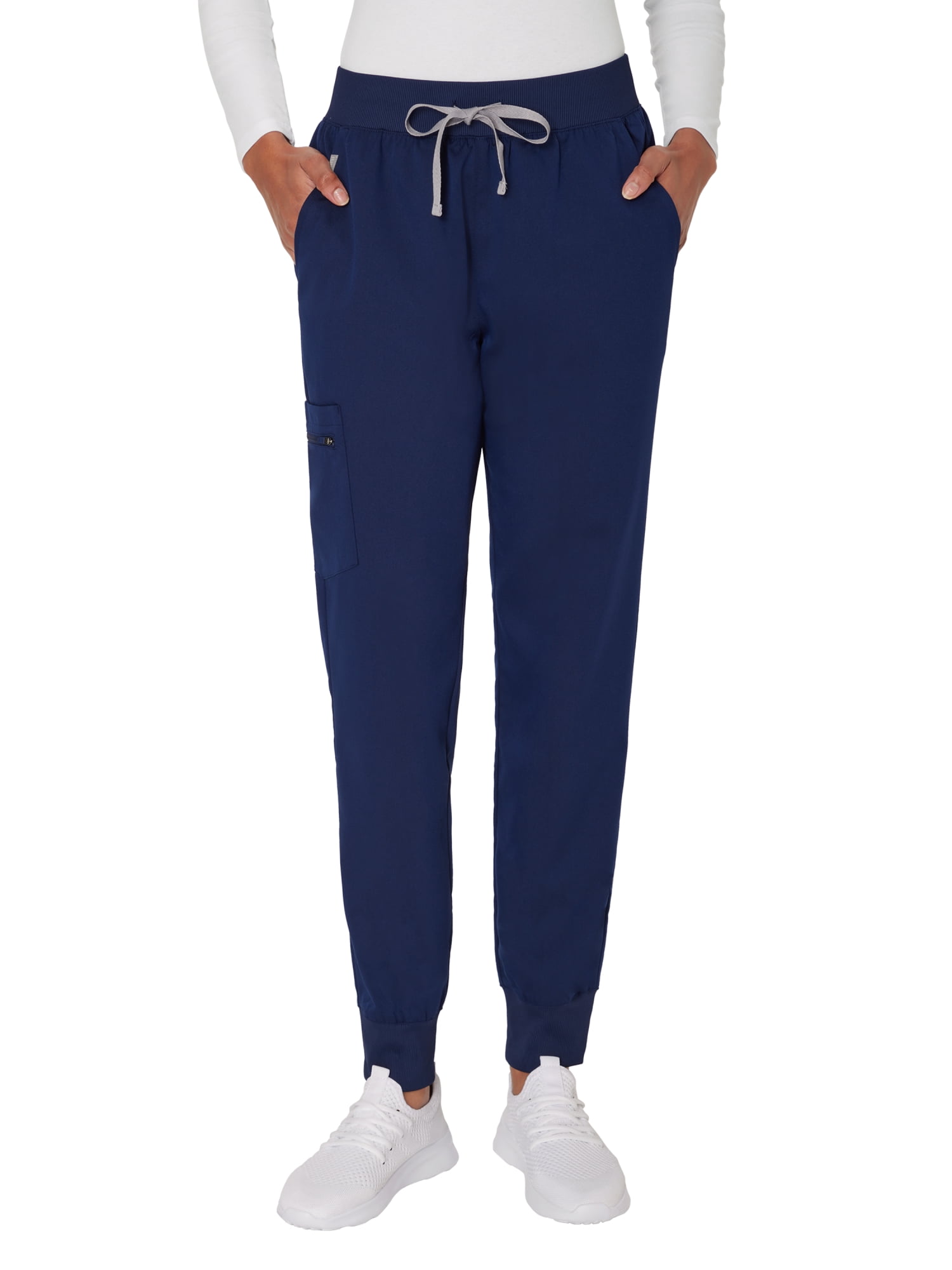 Hanes Women's Scrubs Drawstring Jogger Scrub Pants, Premium, Pockets, Sizes XS - 3XL