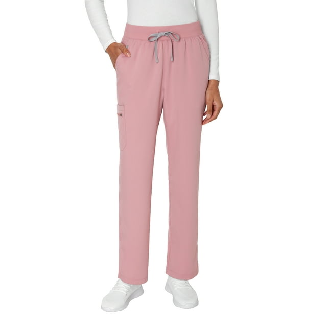 Hanes Womens Scrubs Drawstring Scrub Pants, Premium, Straight Leg, 3 Pockets, Sizes XS-3XL