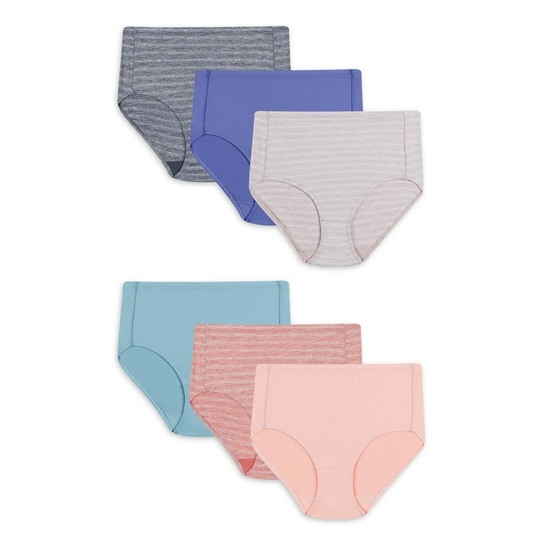 Hanes Premium Girls' 6pk Pure Comfort Briefs - Colors May Vary 14