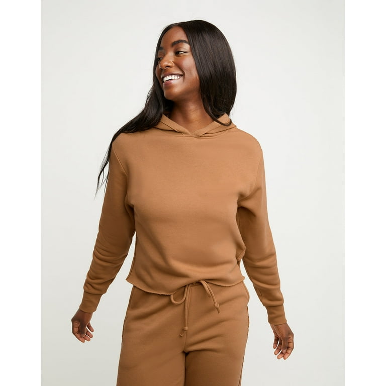 Hanes Hoodie Women s Raw Edge Pullover Sweatshirt Soft Long Sleeve sz XS 2XL Walmart