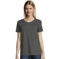 thumbnail image 1 of Hanes Women's Relaxed Fit Authentic Essentials Short Sleeve V-neck T-Shirt Sizes S-3XL, 1 of 6