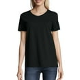 thumbnail image 1 of Hanes Women's Relaxed Fit Authentic Essentials Short Sleeve V-neck T-Shirt, 1 of 6