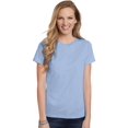 thumbnail image 1 of Hanes Women's Relaxed Fit Jersey Comfort Soft; Crewneck T-Shirt, Color: Light Blue, Size: L --- PACK OF 2 (Women's Athleticwear), 1 of 1