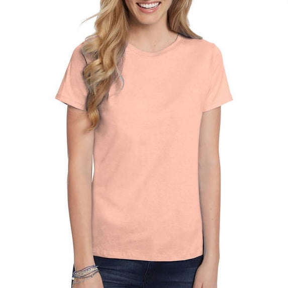 Hanes Women's Relaxed Fit Jersey ComfortSoft Crewneck T-Shirt