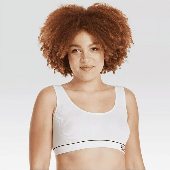 Hanes Women's Ribbed Scoop Neck Bra MHT006