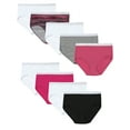 thumbnail image 1 of Hanes Women's SUPER VALUE Sporty Cotton Brief Underwear, 6+3 Bonus Pack, 1 of 7