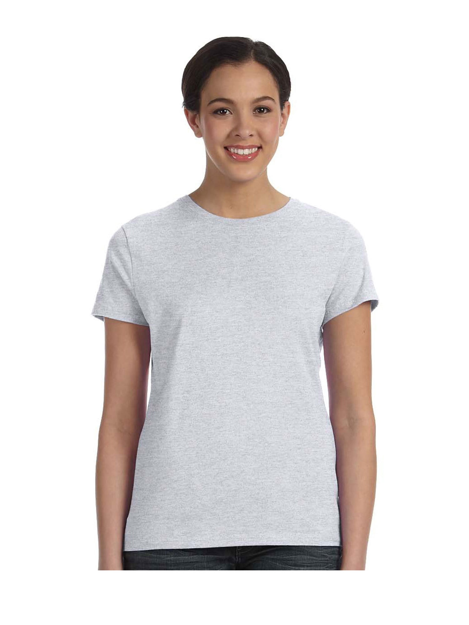 Hanes Women's ComfortSoft T-Shirt – 100% Cotton, Tagless, Classic Fit Crewneck Tee - View #8