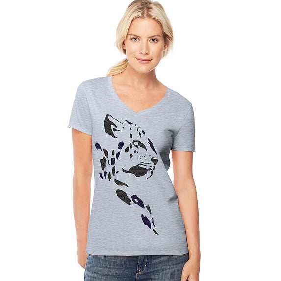 Hanes Women's Short-Sleeve V-Neck Graphic T-Shirt