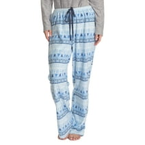 Hanes Women's Sleep Fleece Pant, BluFairisle, Large