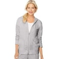 thumbnail image 1 of Hanes Women's Slub Jersey Full-Zip Hoodie 2XL, 1 of 3