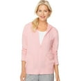 thumbnail image 1 of Hanes Women's Slub Jersey Full-Zip Hoodie 9328, 1 of 3