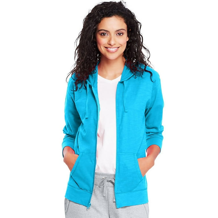 Hanes Women's Slub Jersey Hoodie, Style O9249 - Main Image