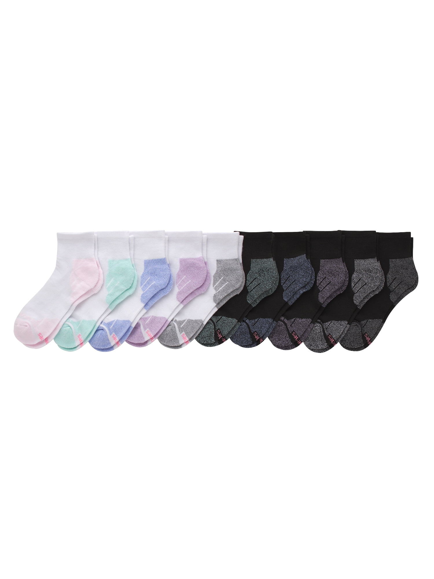 Hanes Women's Socks Comfort Fit Ankle, 10 Pairs - Walmart.com