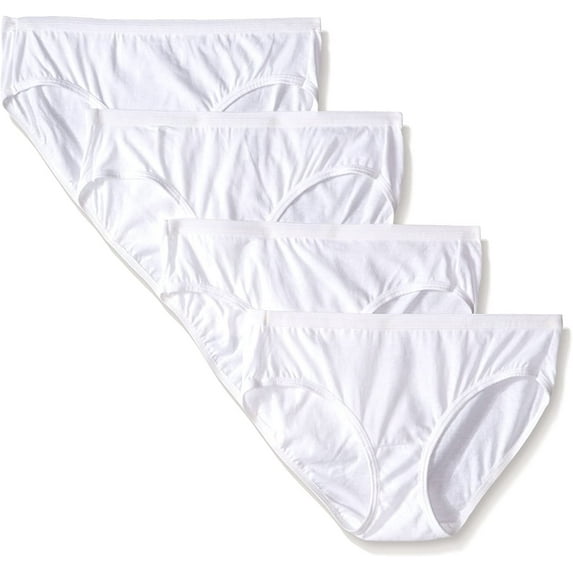Hanes Women's Sporty Hipster Panty, White, 5