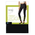 thumbnail image 1 of Hanes Women's Straight Leggings, 28.5" Black S, 1 of 2