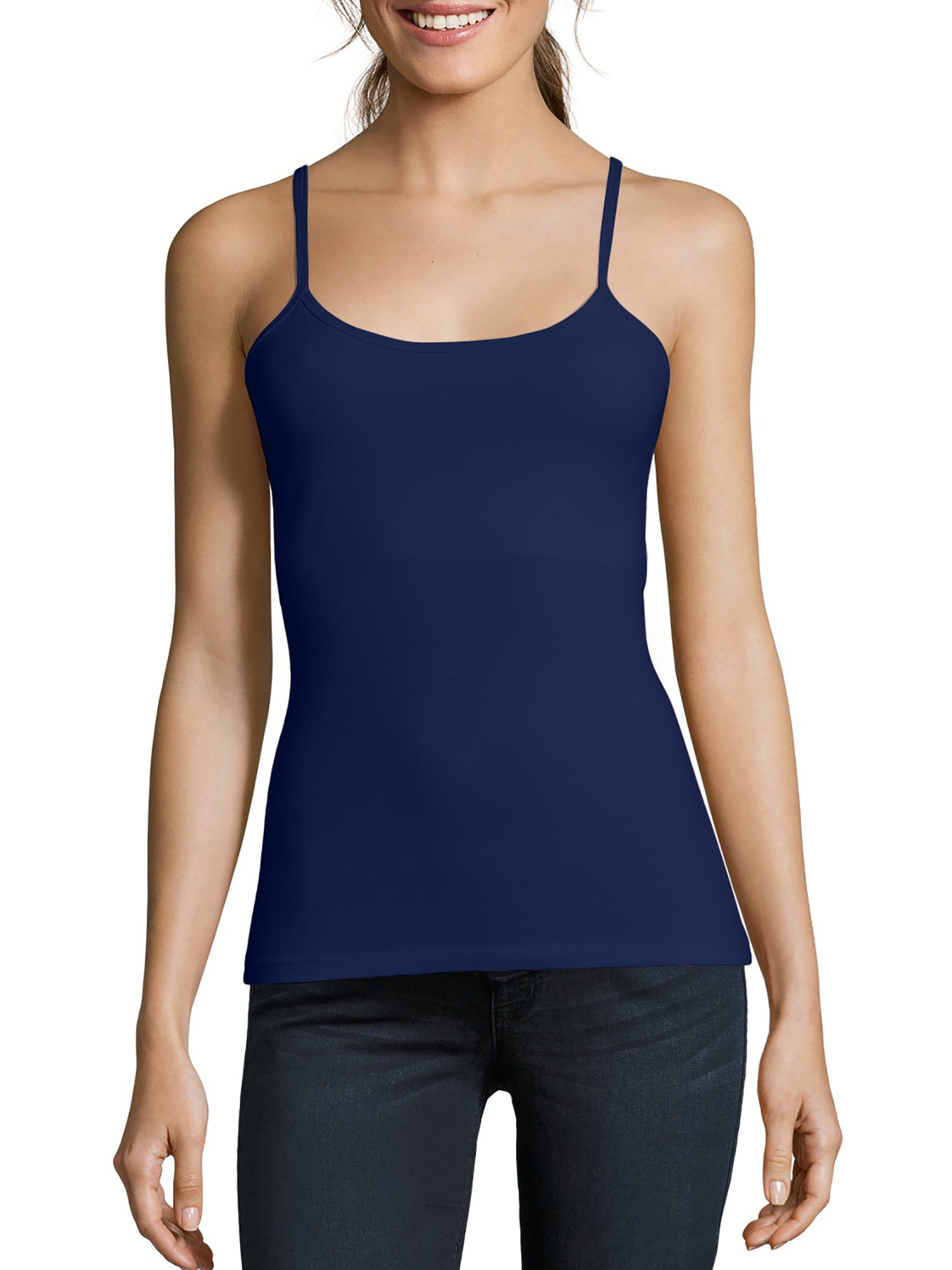 Women Cotton Camisole with Shelf Bra Camisole Tops with Built in
