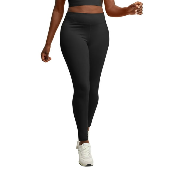 Hanes Women's Stretch Jersey Leggings, 27" Black S