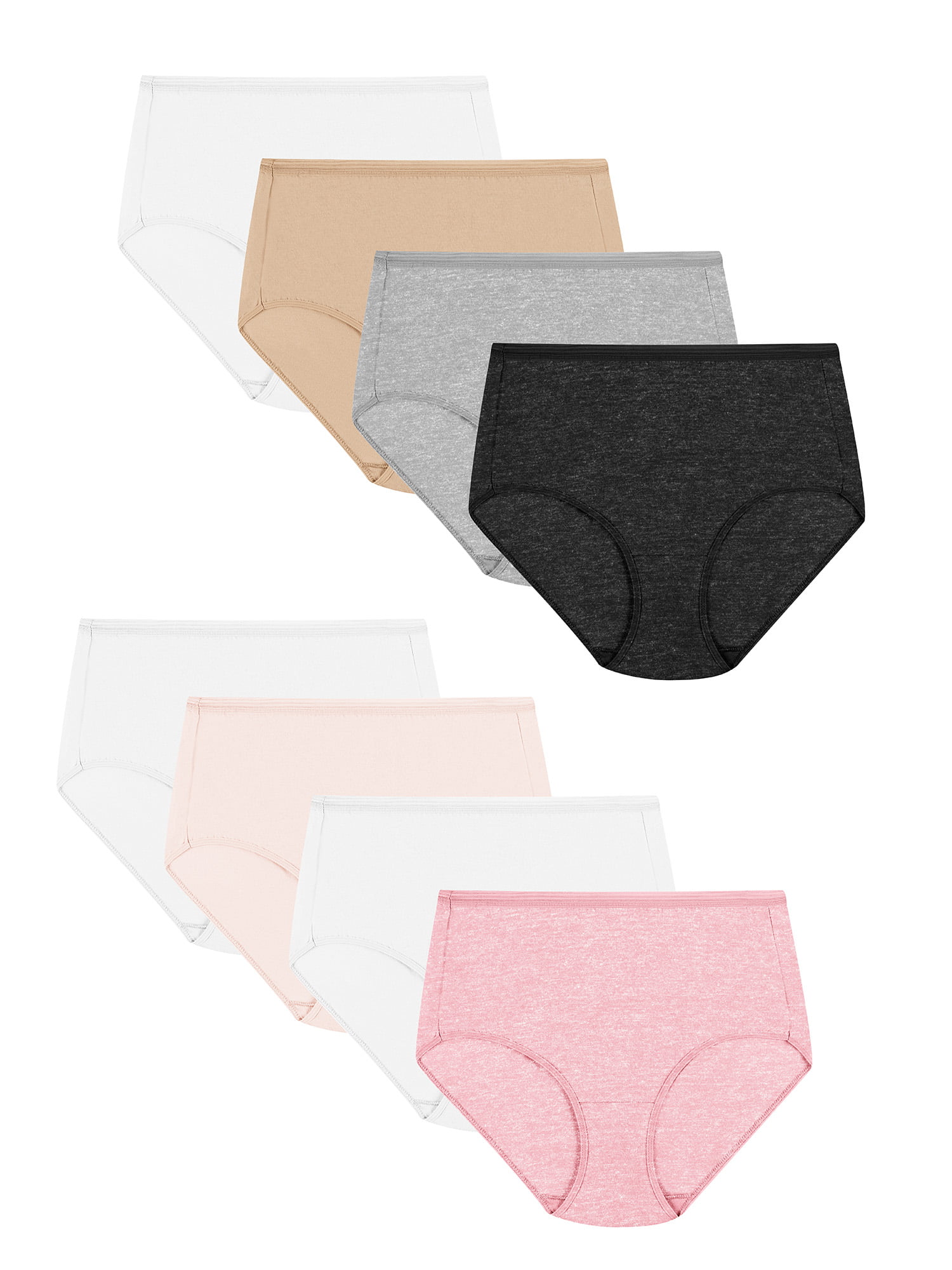 Hanes Women's Super Value Bonus Signature Breathe Cotton Brief Underwear,  6+2 Bonus Pack