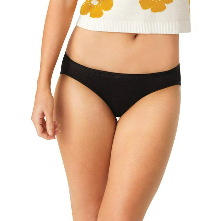 Hanes Women's Super Value Cotton Bikini Underwear, 12-Pack 