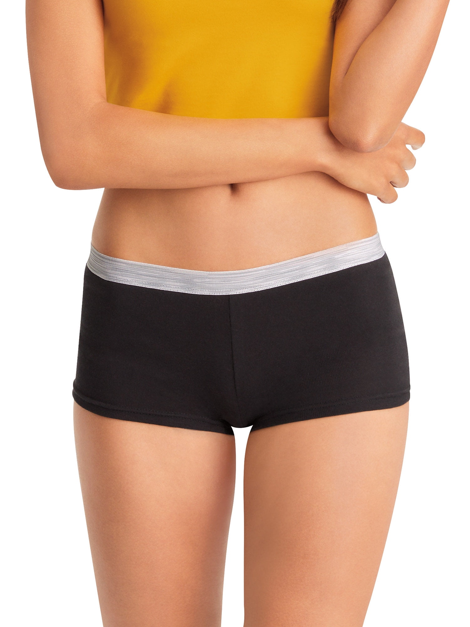 Hanes Women's Super Value Sporty Cotton Boyshort Underwear, 12-Pack 