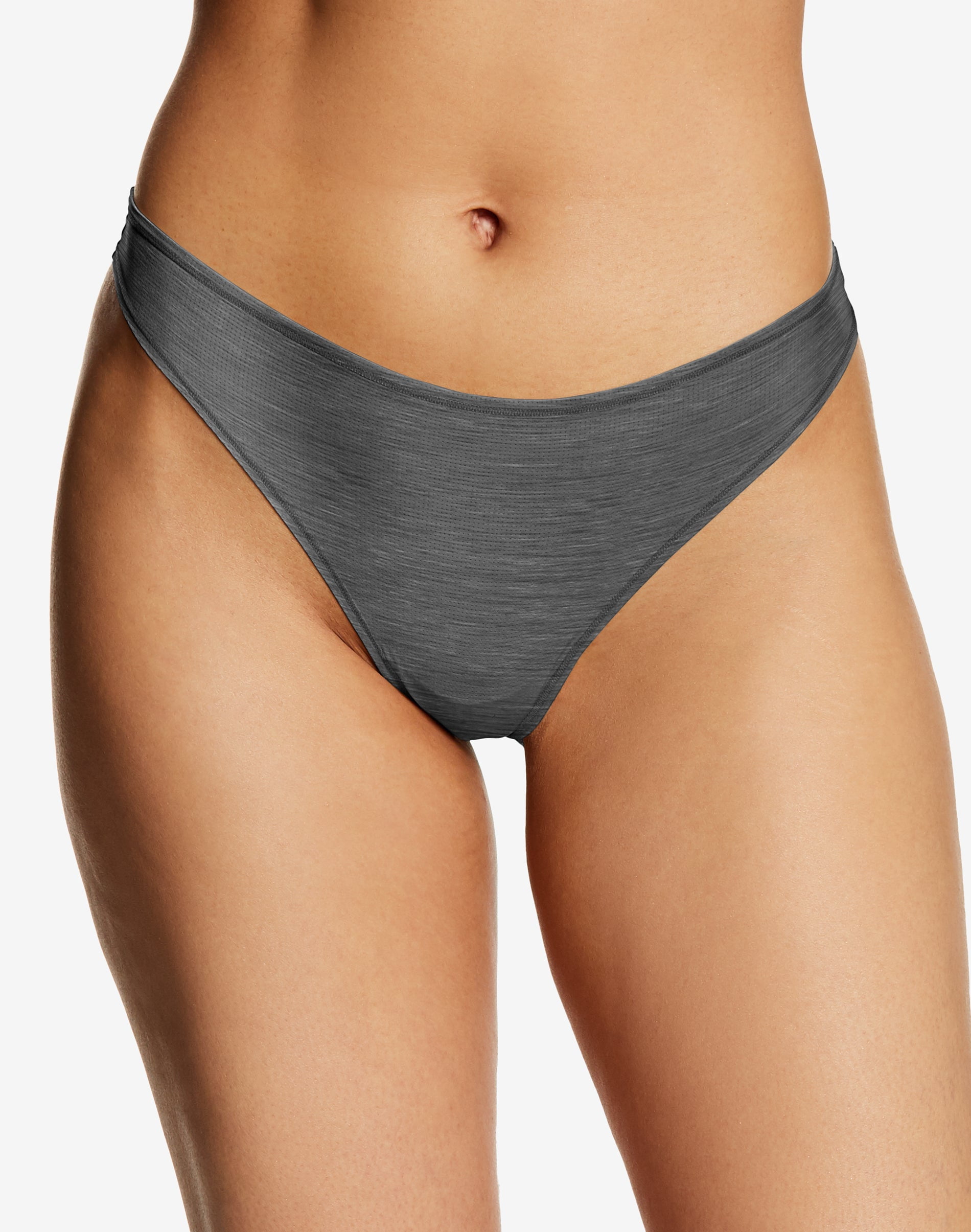 Hanes Women's Thong Underwear, Moisture-Wicking, 10-Pack Assorted 6