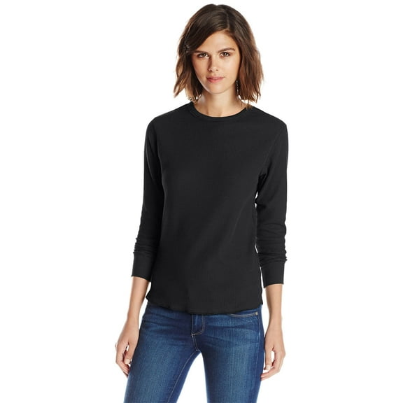 Hanes Women's Ultimate Thermal Long Sleeve Crew Top Cozy, Soft, Warm Cold-Weather Layering