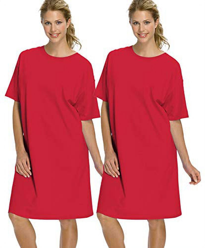 Hanes Women s Wear Around Nightshirt Number 5660 2 and 3 Packs Walmart