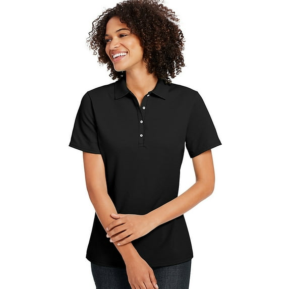 Hanes Women's X-Temp w/Fresh IQ Pique Polo - 035P