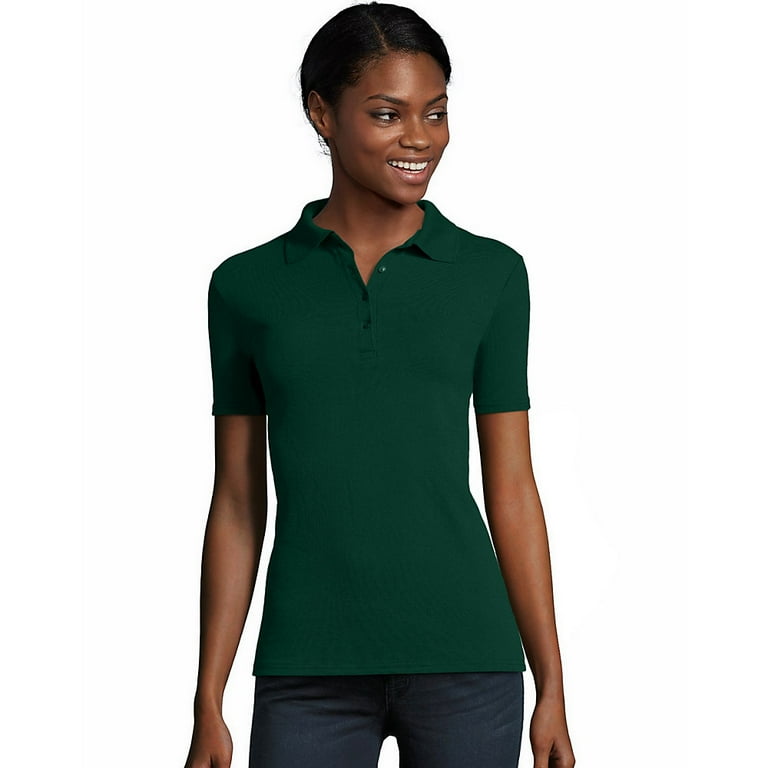 Hanes polo 2025 shirts for women