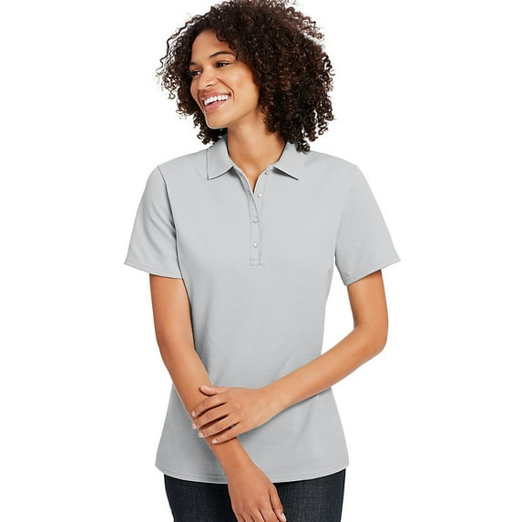 Hanes Women's X-Temp w/Fresh IQ Pique Polo - 035P