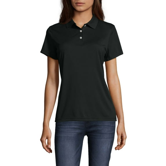 Hanes Women's X-Temp w/ Fresh IQ Short Sleeve Pique Polo Shirt