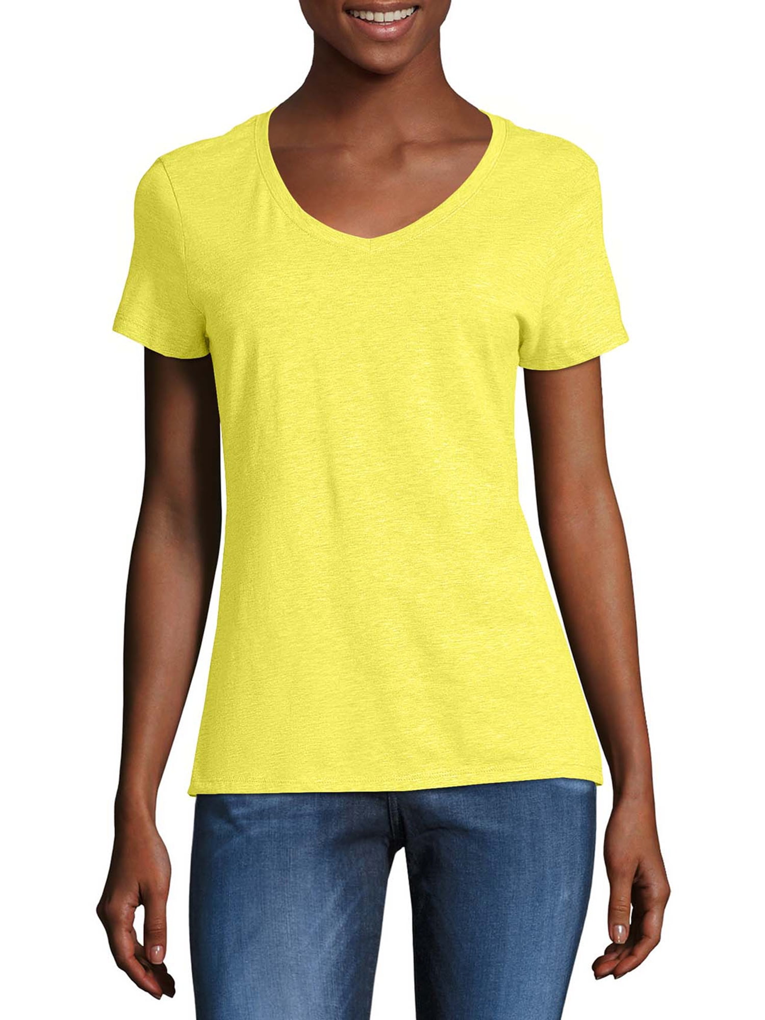 Hanes Women's Xtemp Short Sleeve Vneck Tee (2pack)