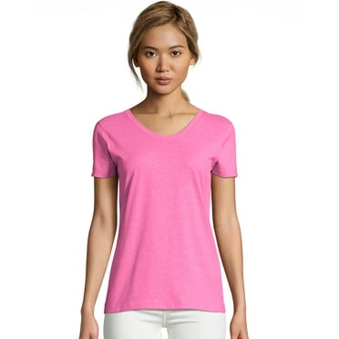 Hanes Women's X-temp Short Sleeve V-neck Tee (2-pack)