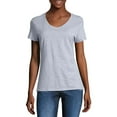 thumbnail image 1 of Hanes Women's X-temp Short Sleeve V-neck Tee, 1 of 5