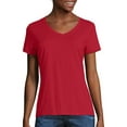 Hanes Women's Xtemp Short Sleeve Vneck