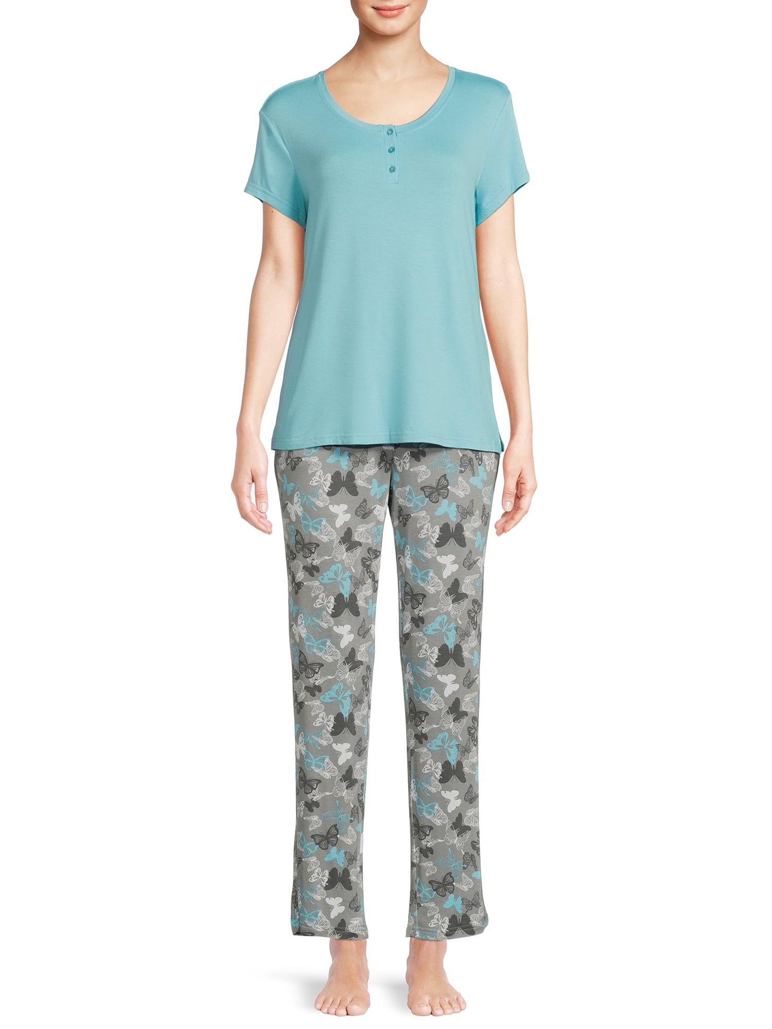 Women's Hanes Comfort Supreme Pj Set, Medium