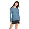 thumbnail image 1 of Hanes Women’s Long Sleeve Scoop Neck Cotton T-Shirt, 1 of 6