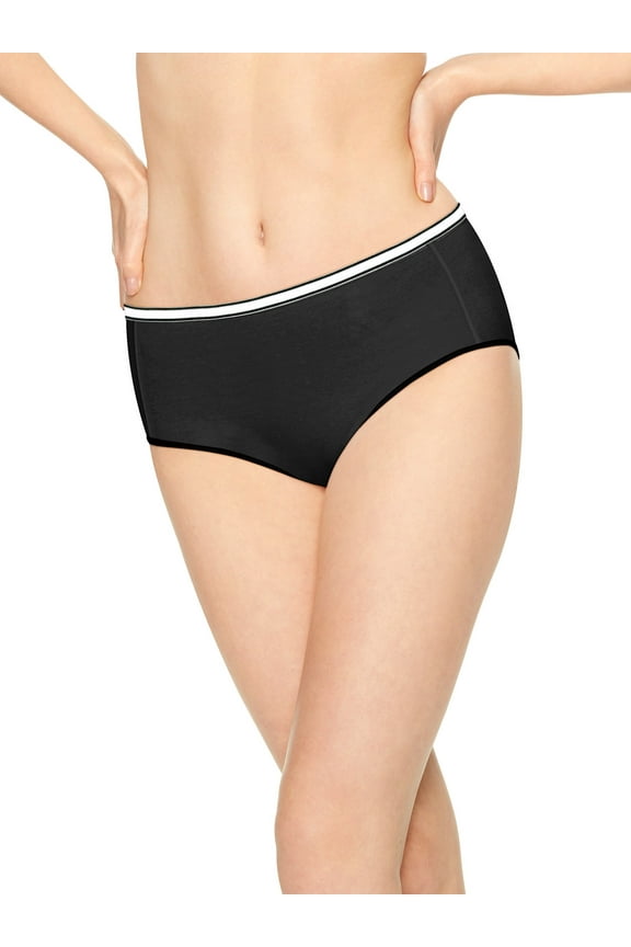 Women's cool comfort cotton stretch briefs - 8+2 bonus pack, colors may vary