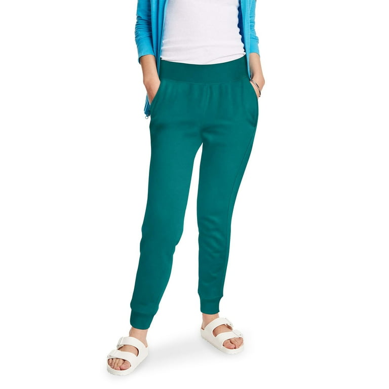 Hanes Women s EcoSmart Cotton Blend Fleece Jogger Sweatpants Sizes S XXL Walmart