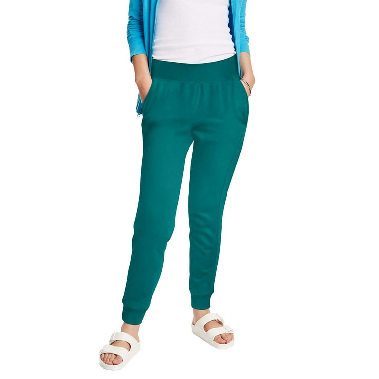 Hanes Women s EcoSmart Cotton Blend Fleece Jogger Sweatpants Sizes S XXL Walmart