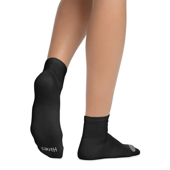 Hanes Womens Ankle Socks 6 Pack     Comfort Toe Breathable Cool Comfort  Wicking